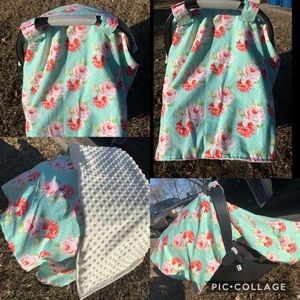 Handmade car seat canopy!